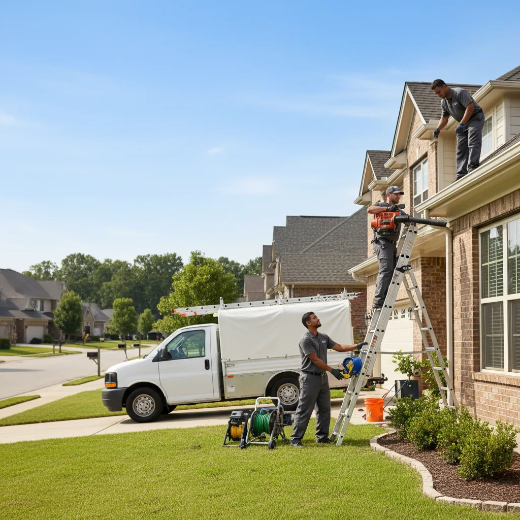 Home Gutter Service in Tussy, OK near me